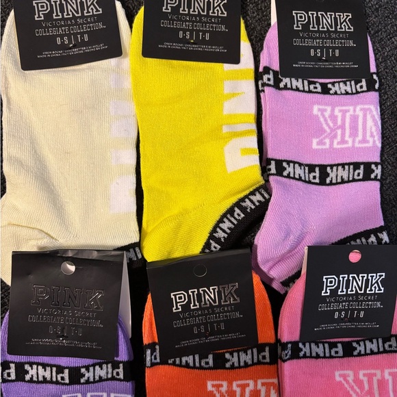 Victoria's Secret PINK Vibrant Socks Collection - Picture 3 of 3
